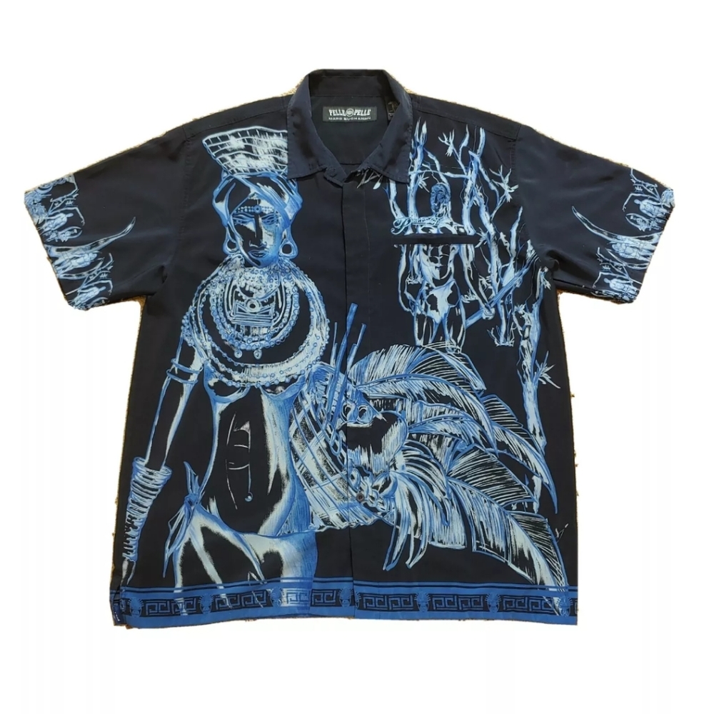 Vintage 90s Pelle Pelle Marc Buchanan Shirt XXL